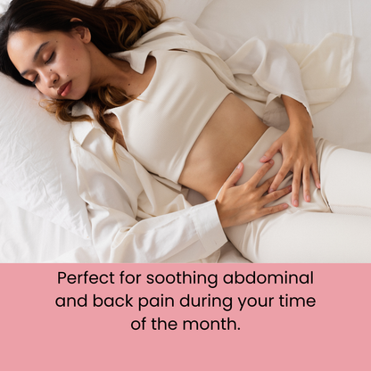 Menstrual Cramp Relief Heating Pad + BONUSES